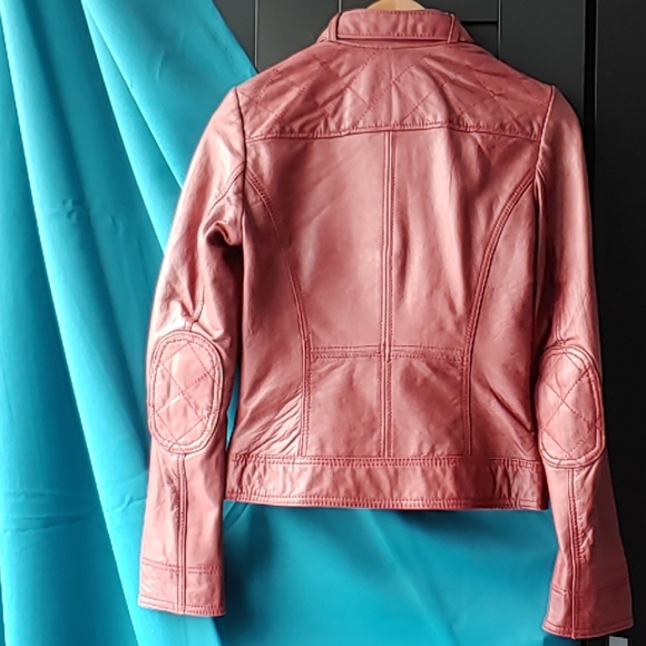 Esprit Lambskin Biker Jacket - Picture 2 of 8